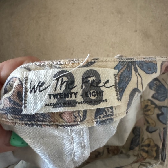 Free People Just Float Butterfly-Print Flared Pants Size 28 New! - Picture 3 of 6